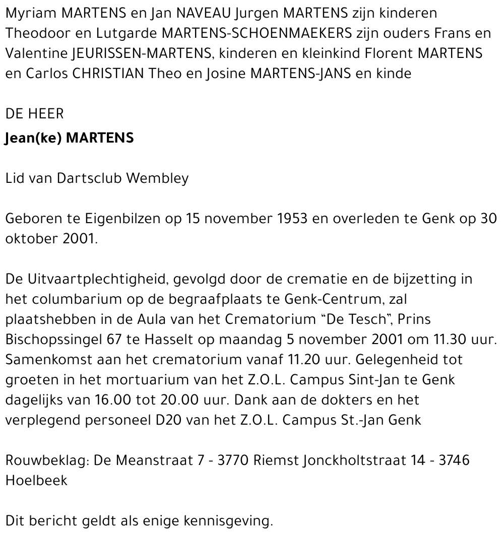 Jean(ke) MARTENS