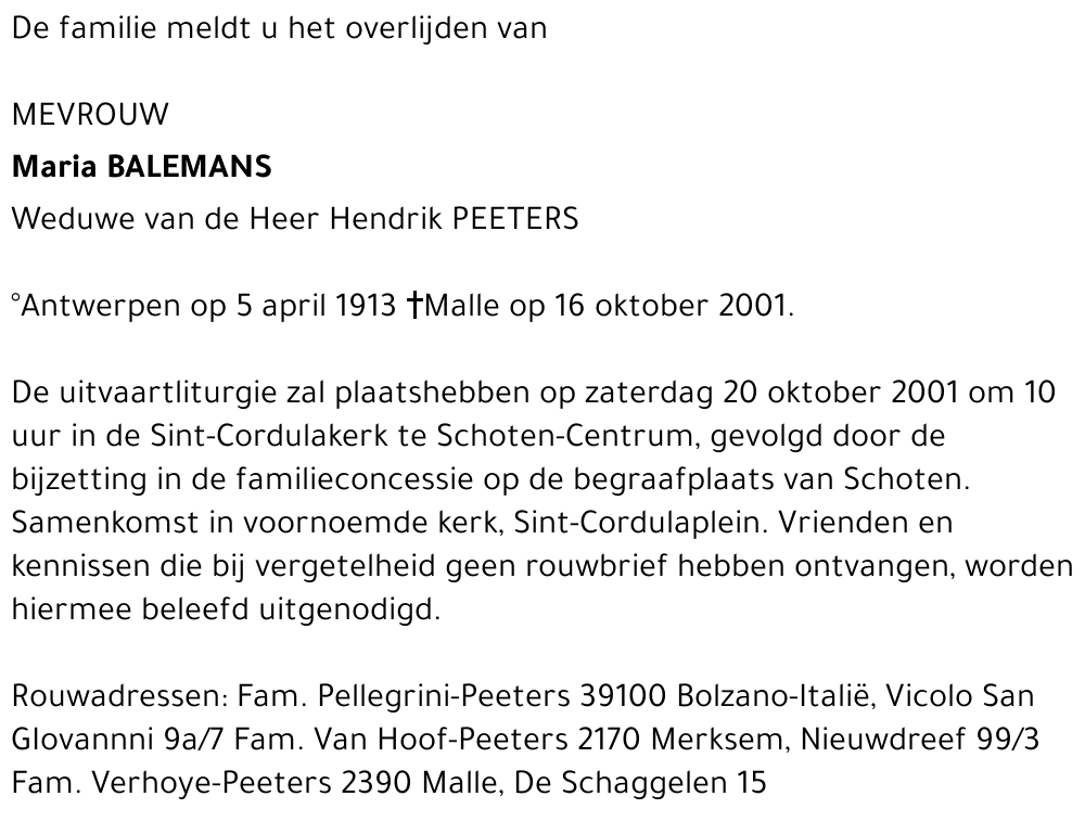 Maria Balemans