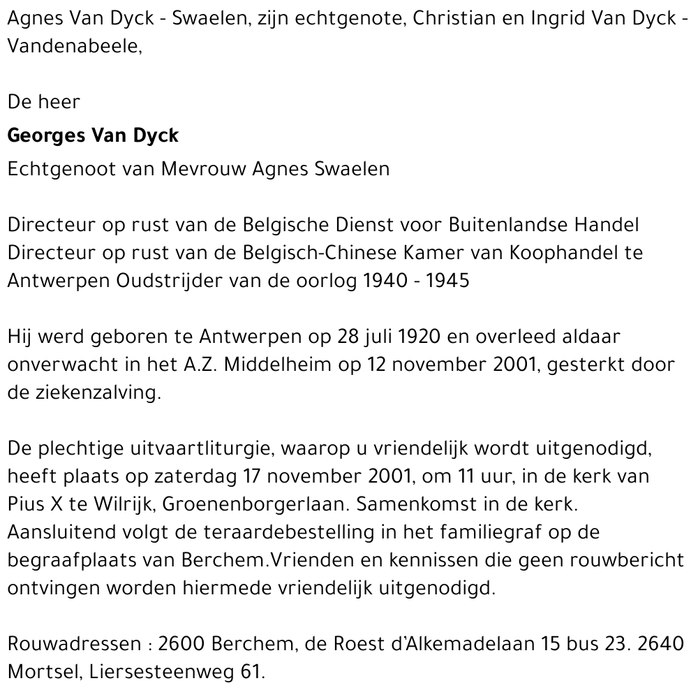 georges van dyck
