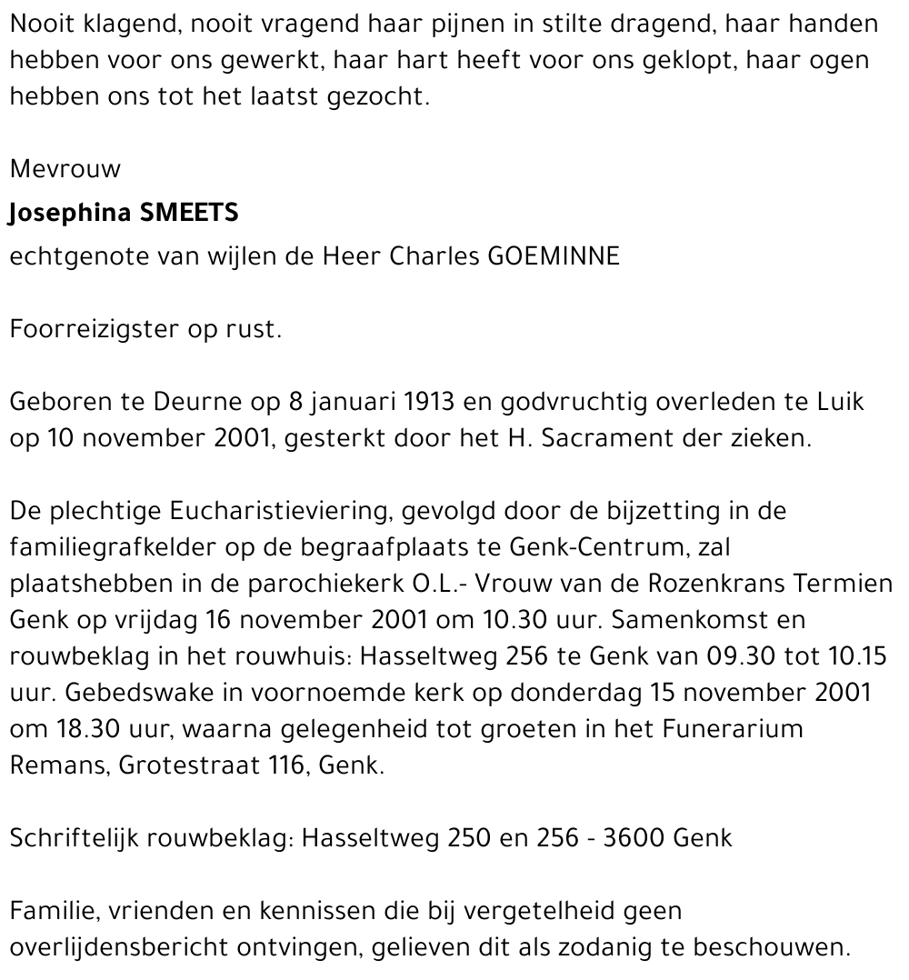 Josephina SMEETS