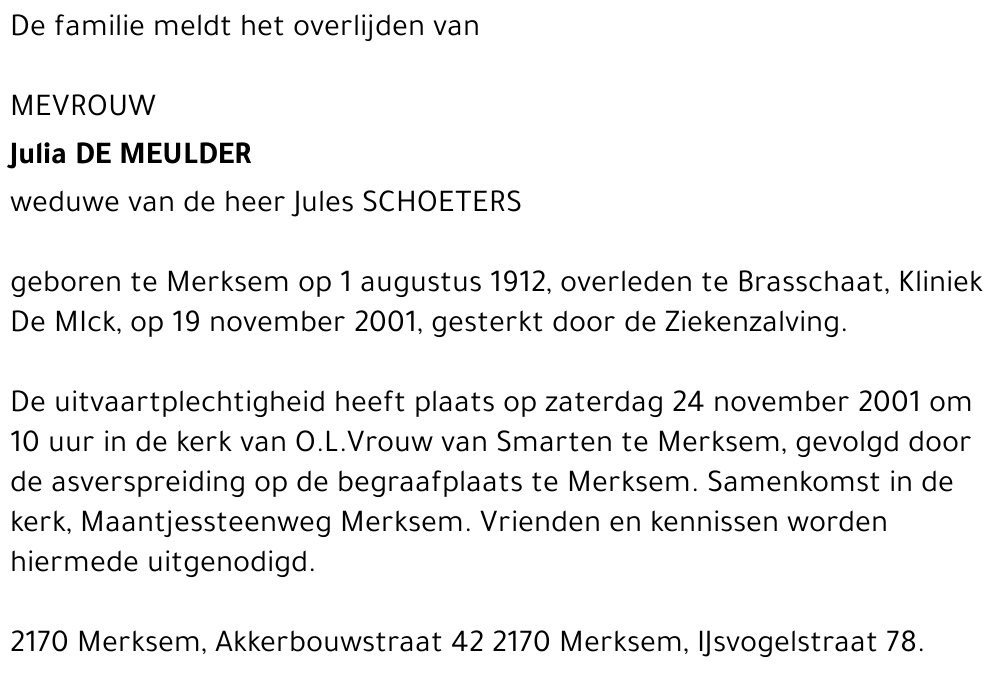 Julia De Meulder
