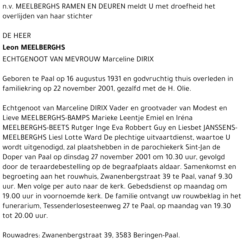 Leon Meelberghs