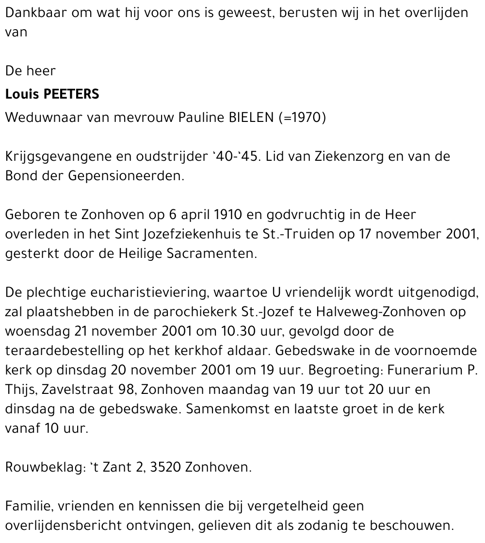 Louis Peeters