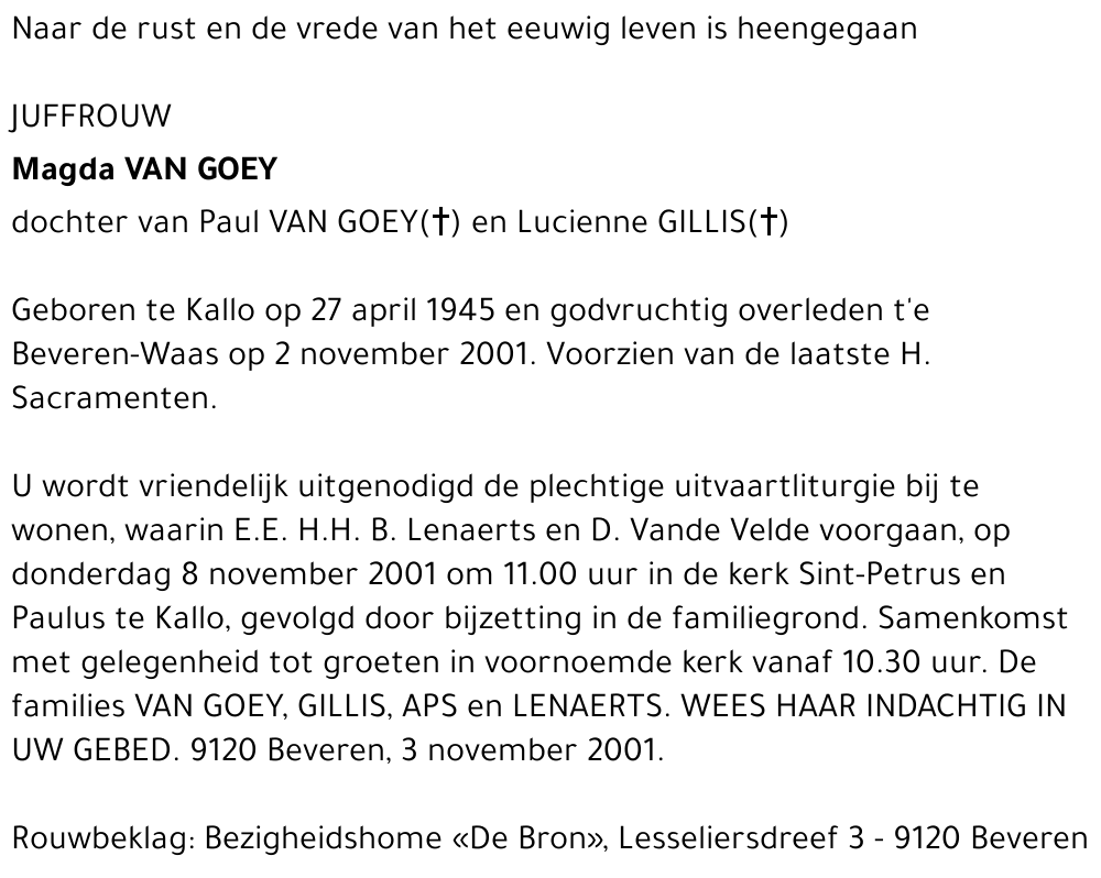 Magda Van Roey