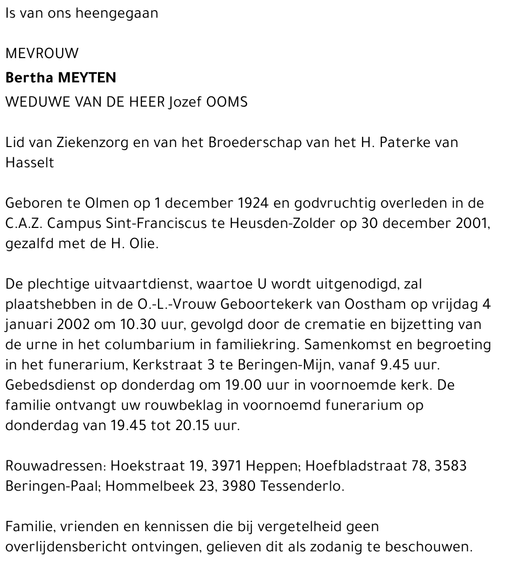 Bertha Meyten