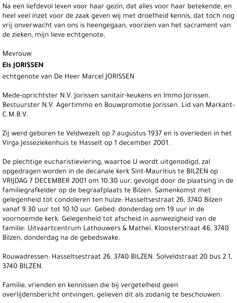 Els JORISSEN