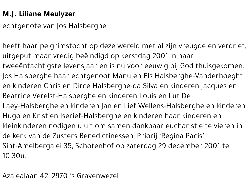 Marie-José MEULYZER