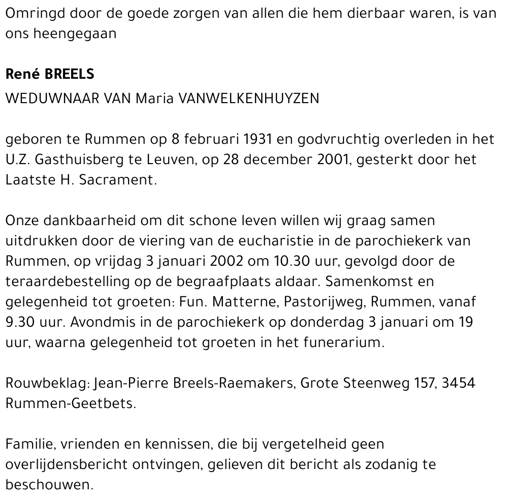 René BREELS
