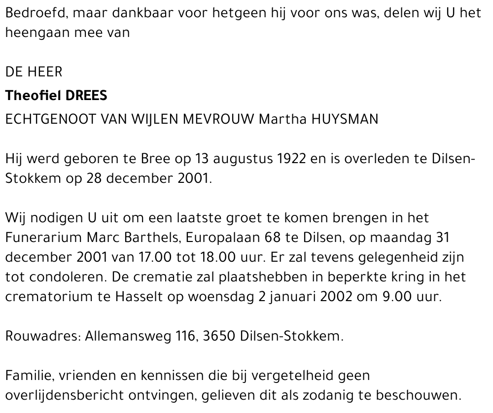 Theofiel Drees
