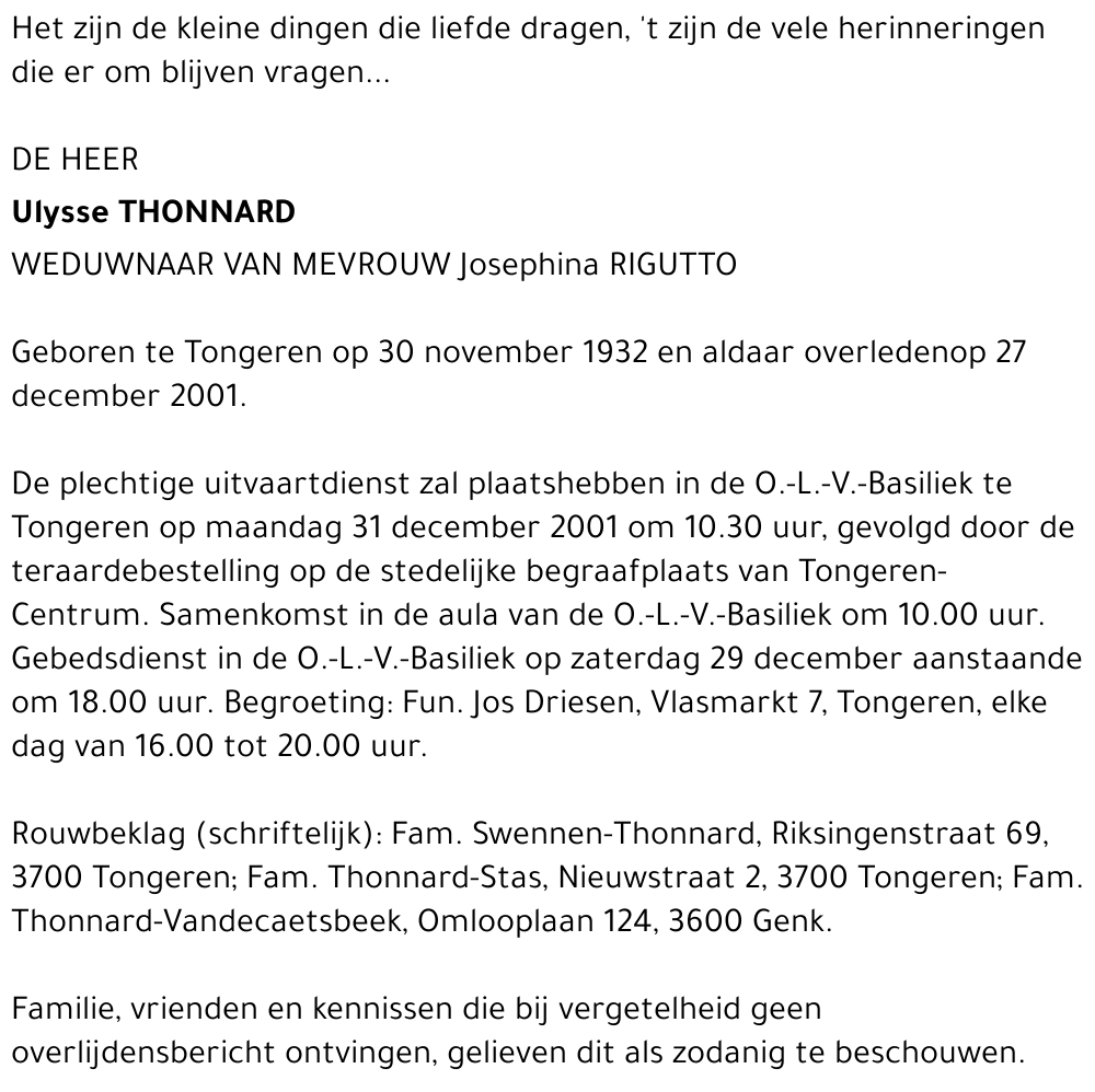 Ulysse Thonnard
