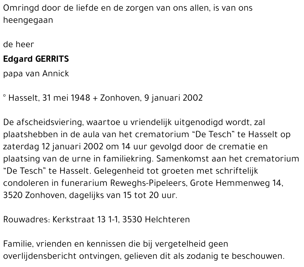 Edgard Gerrits