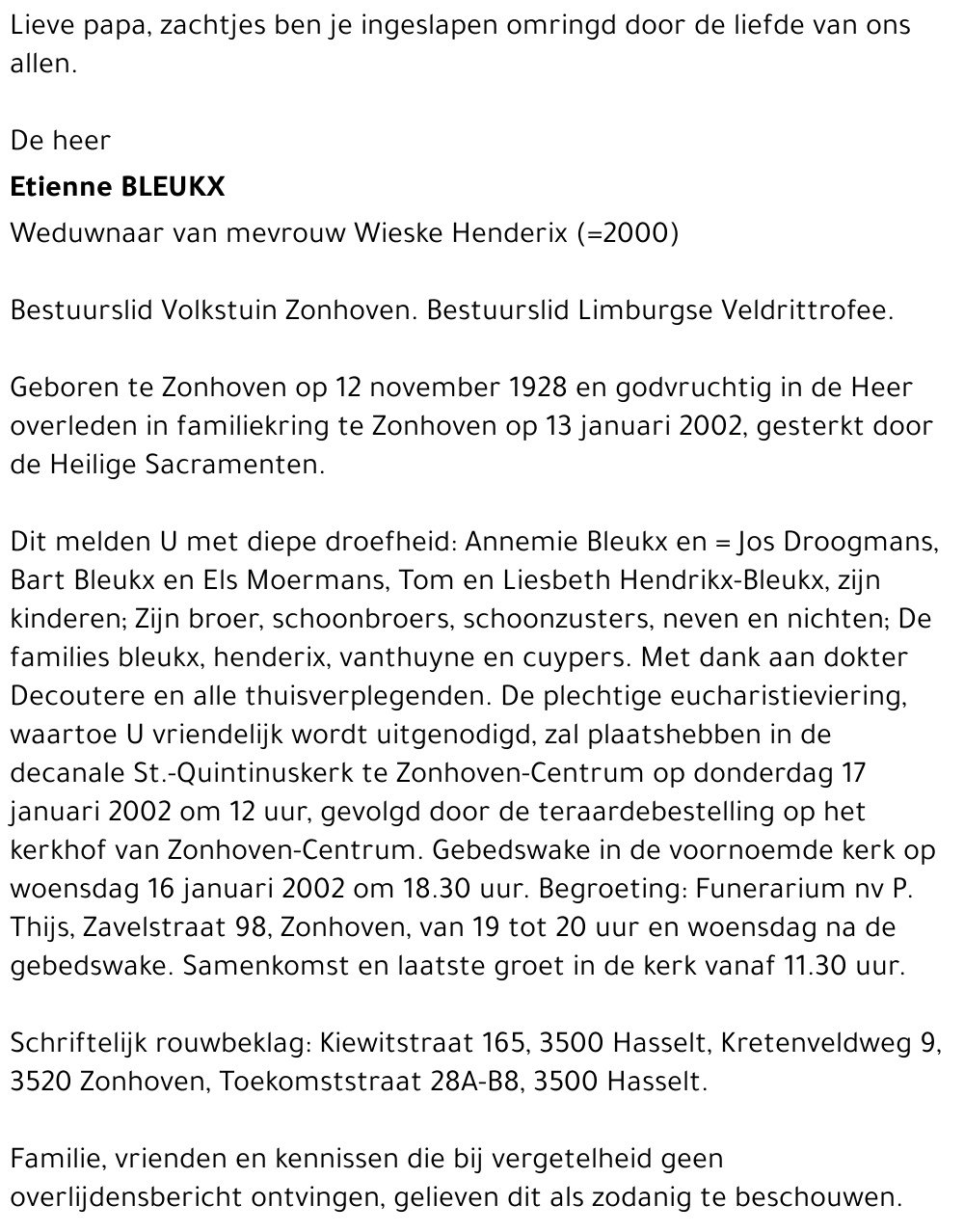 Etienne Bleukx