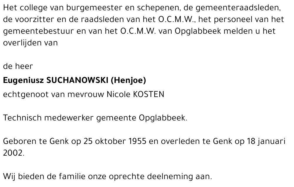 Henjoe Suchanowski
