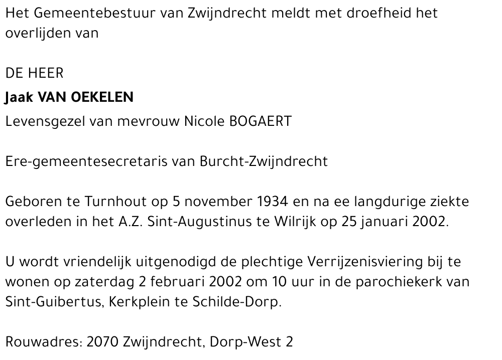 Jaak Van Oekelen