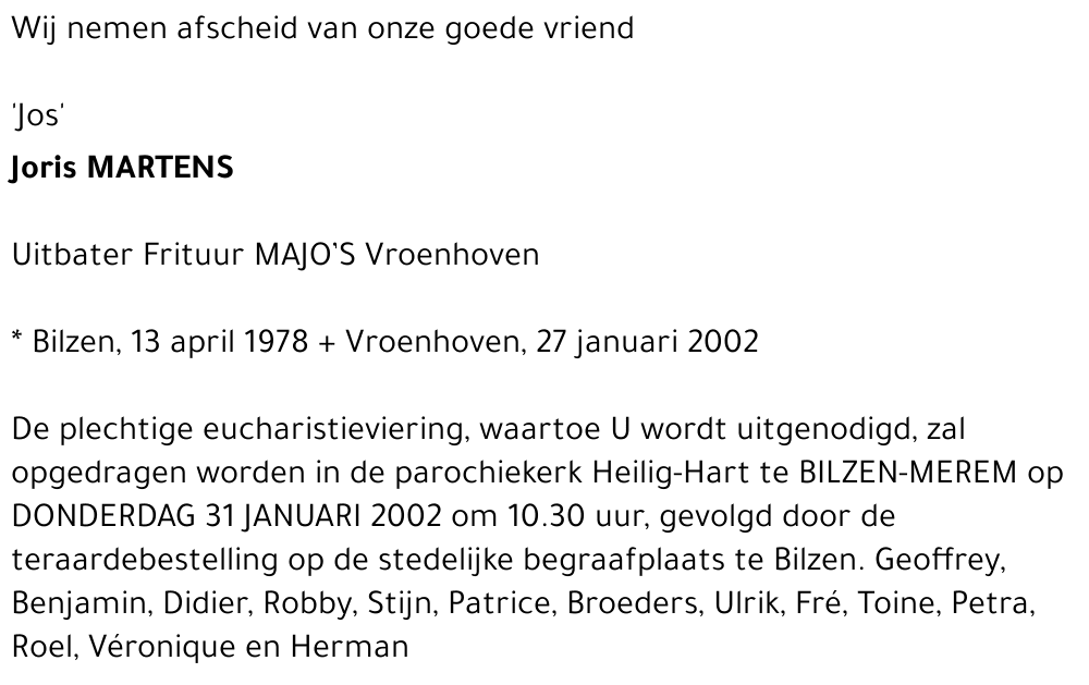 Joris MARTENS