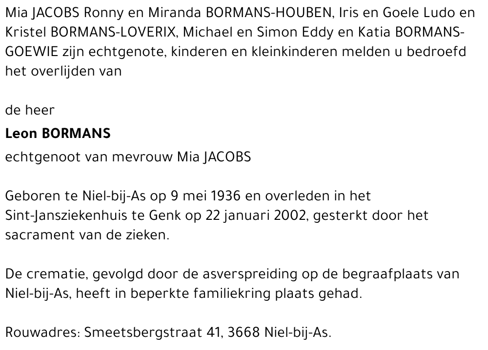 Leon Bormans