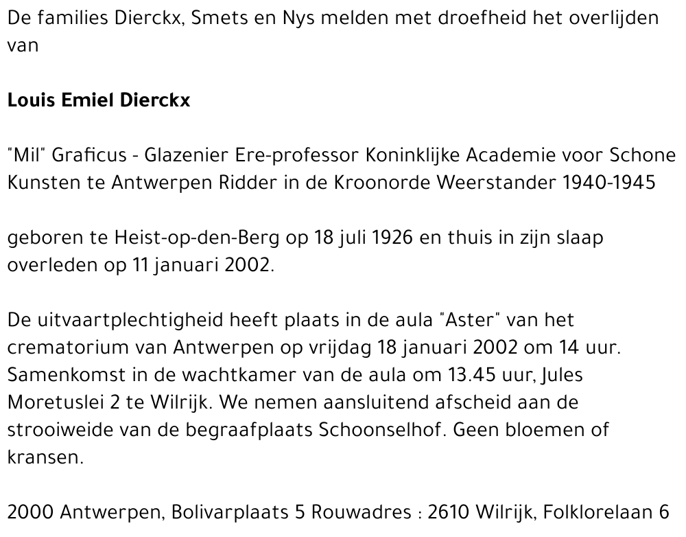 Louis Dierckx