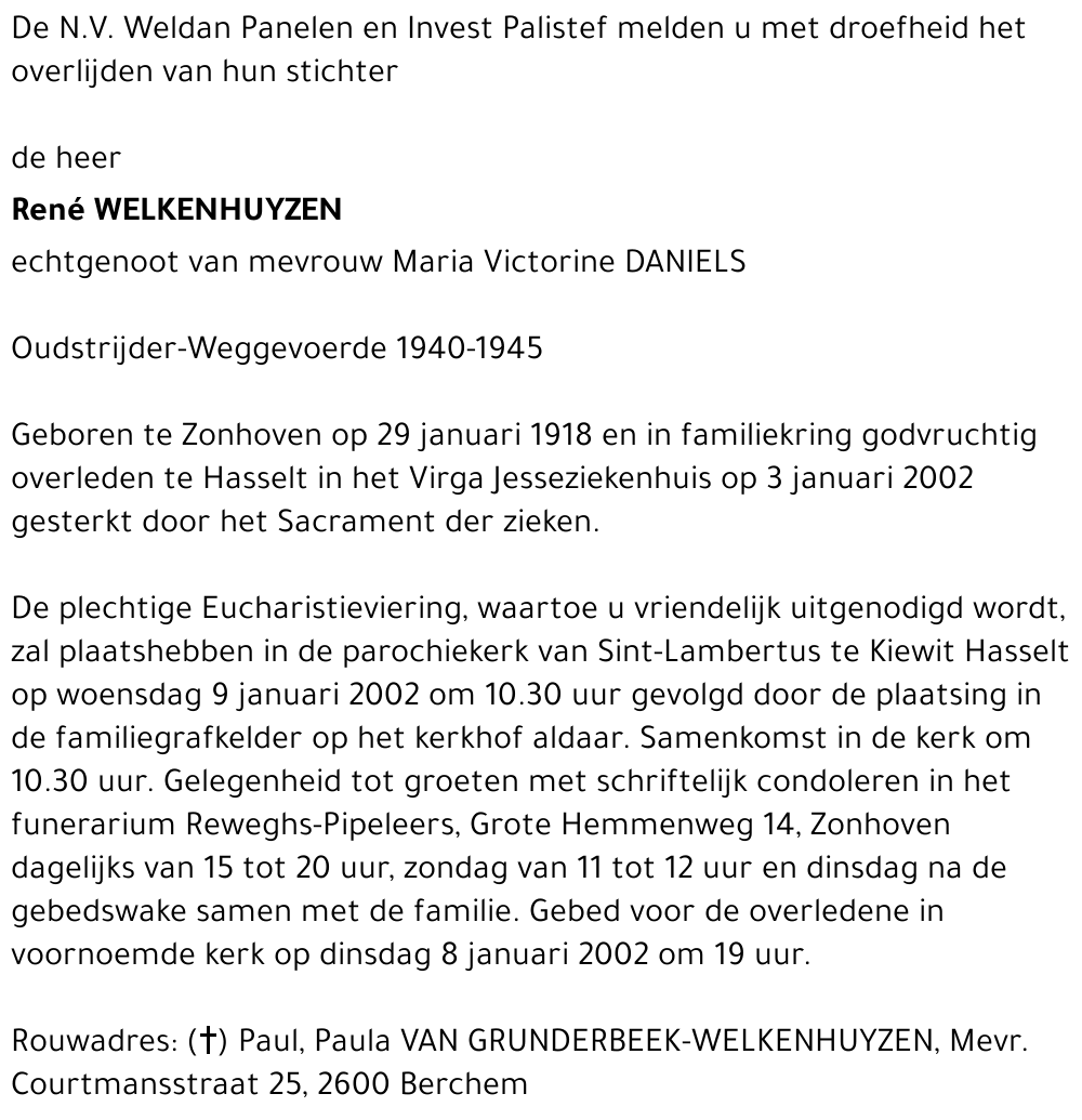René WELKENHUYZEN