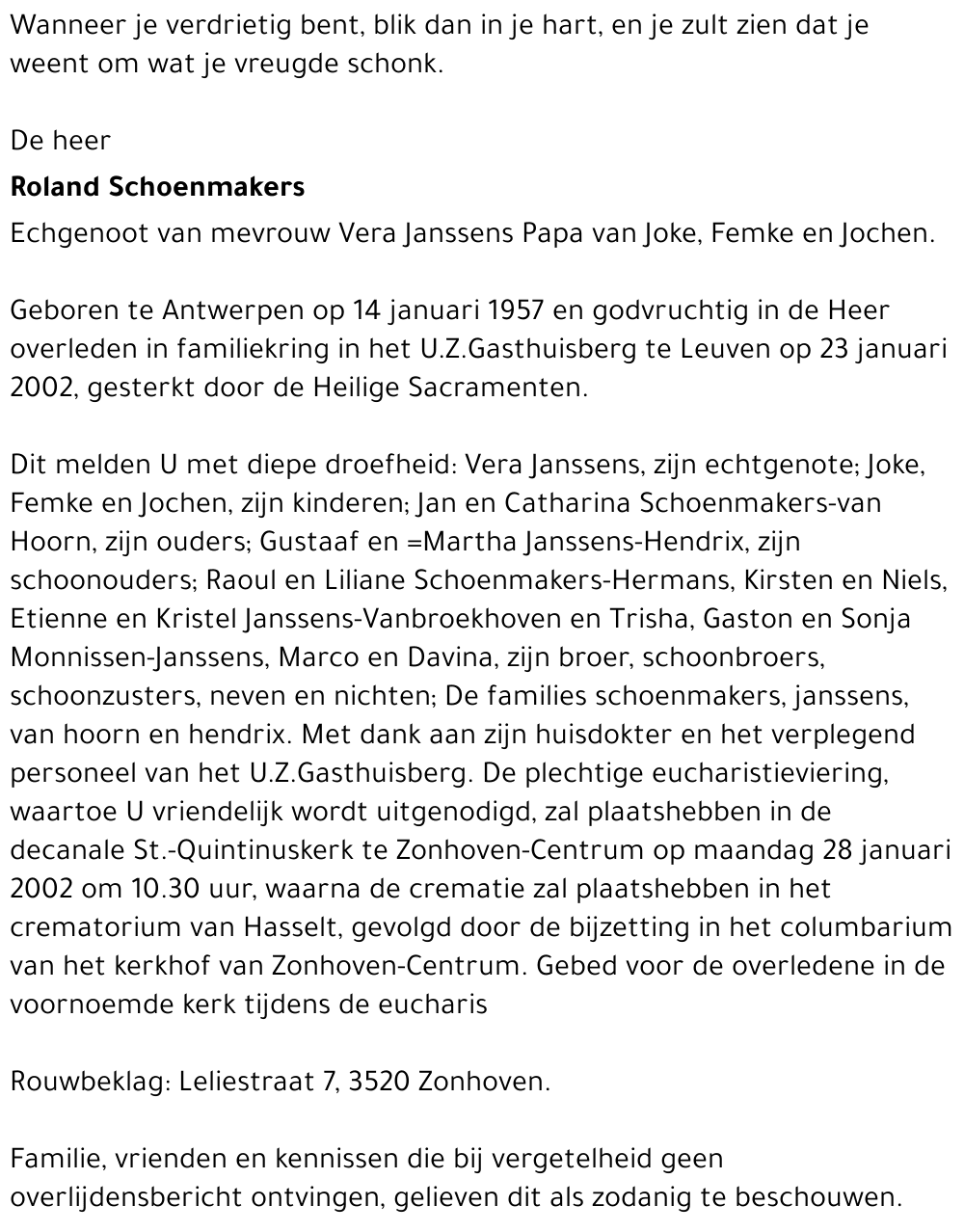 Roland Schoenmakers