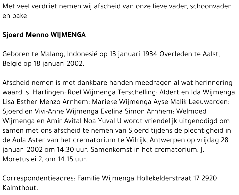 Sjoerd Menno Wijmenga
