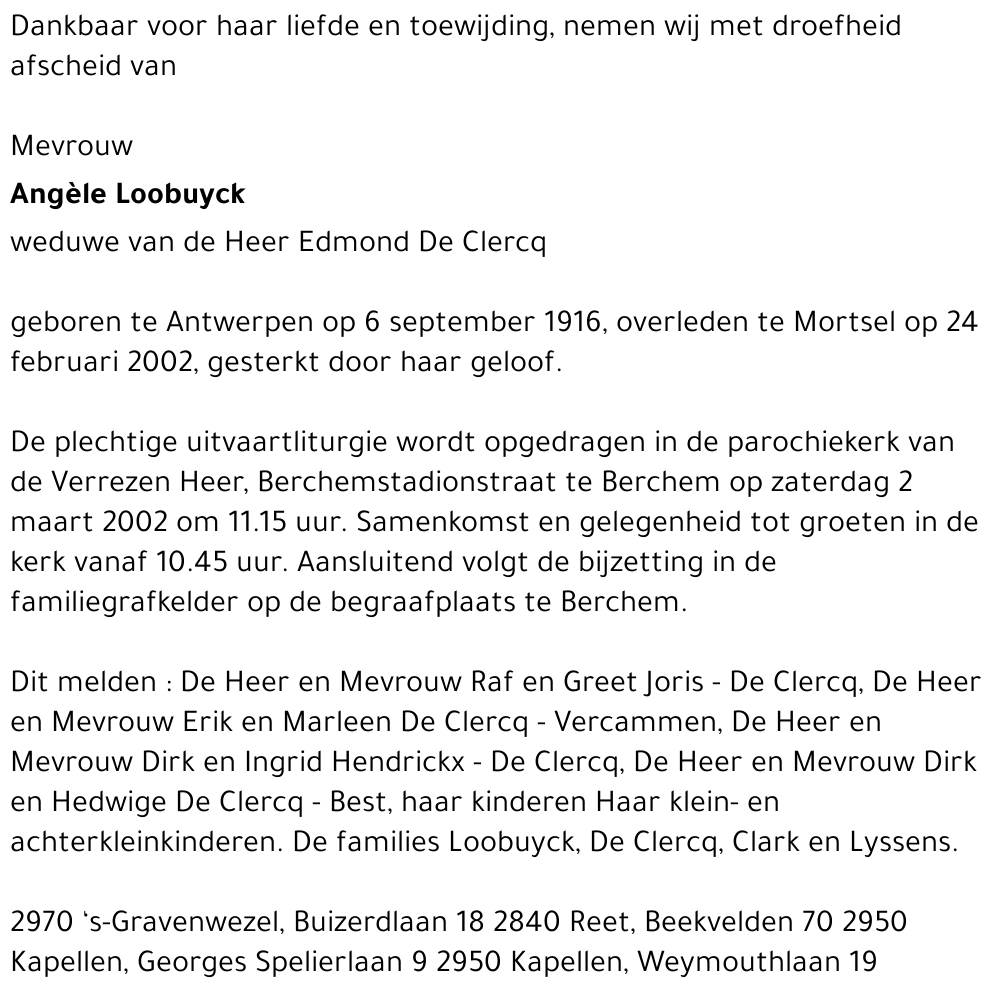 Angele Loobuyck