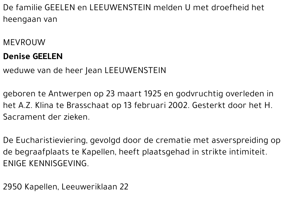 Denise GEELEN