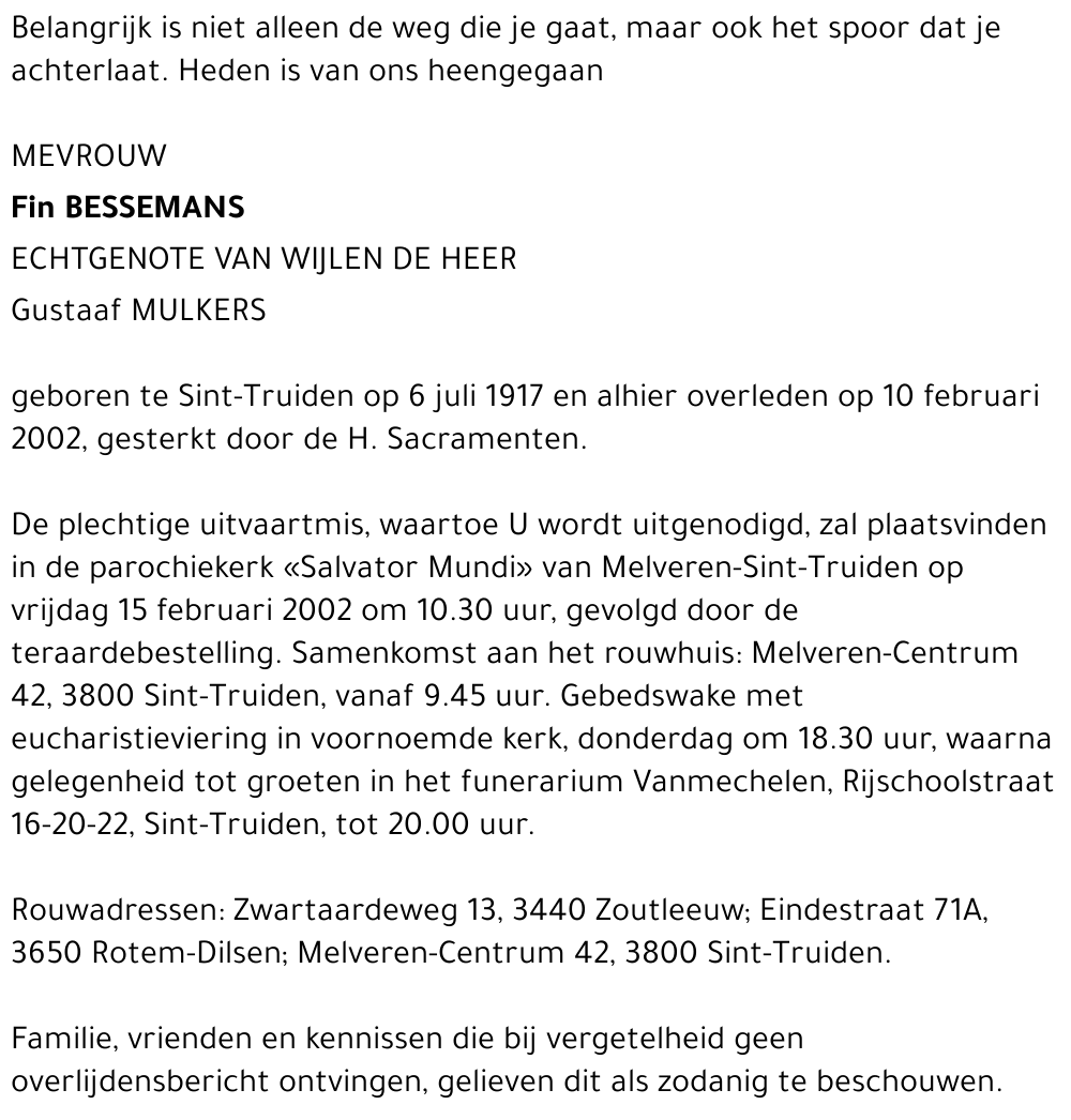 Fin Bessemans