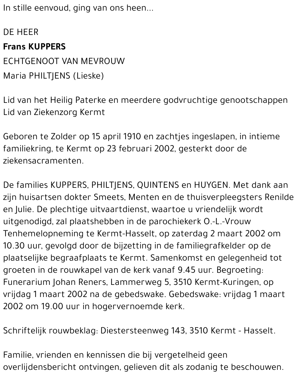 Frans Kuppers