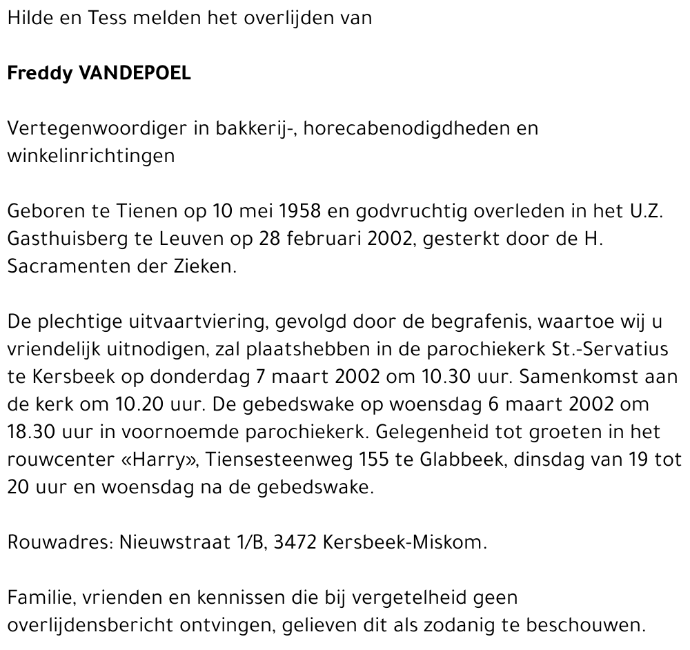 Freddy Vandepoel