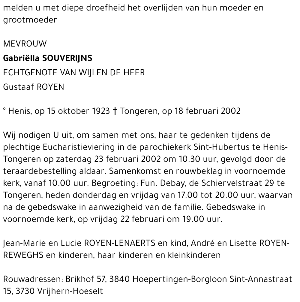 Gabriëlla Souverijns