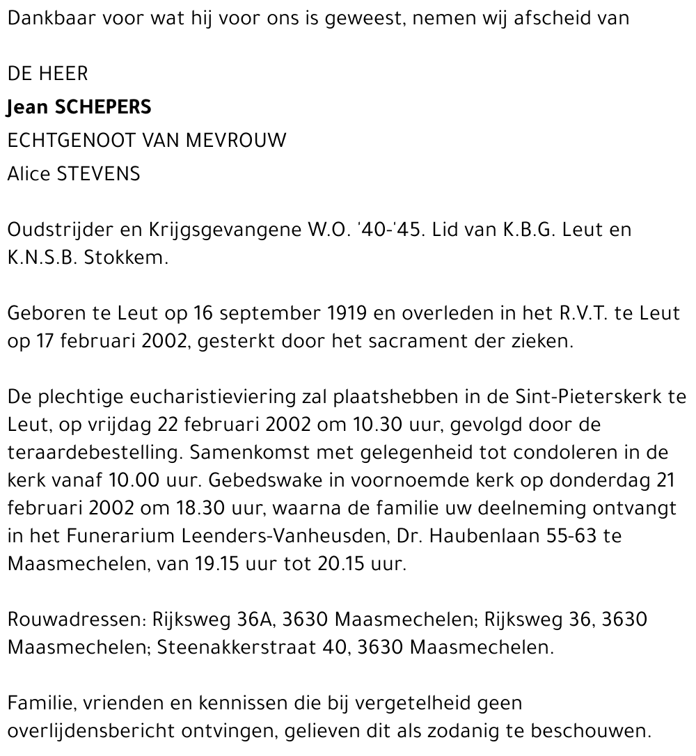 Jean Schepers