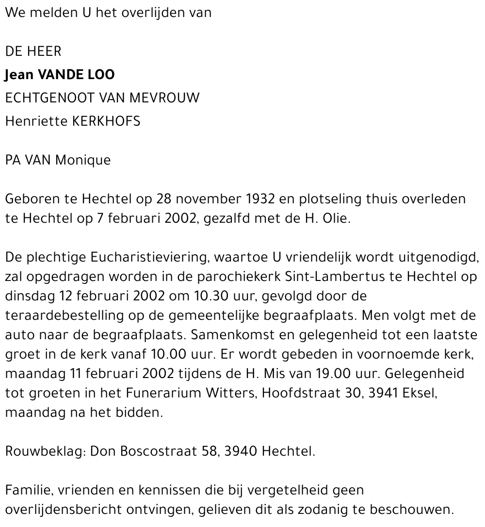 Jean Vande Loo