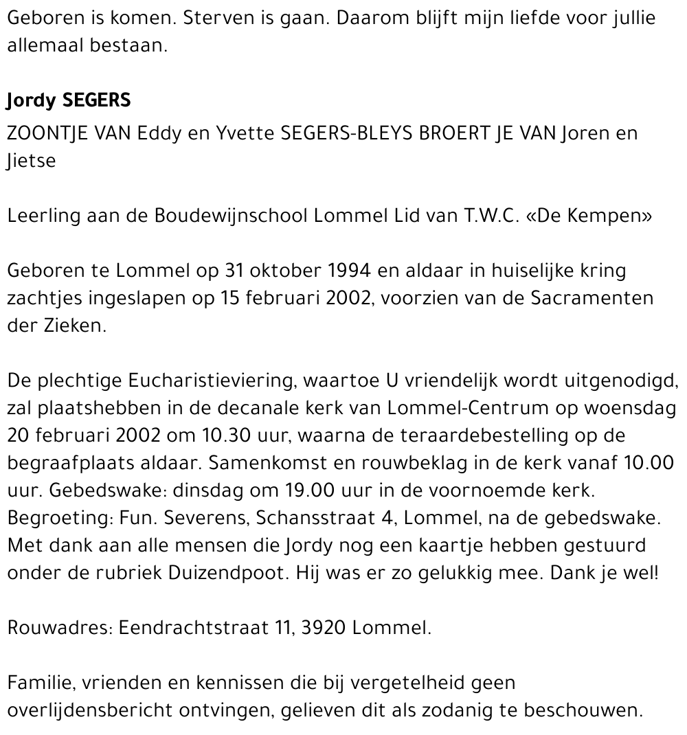 Jordy Segers