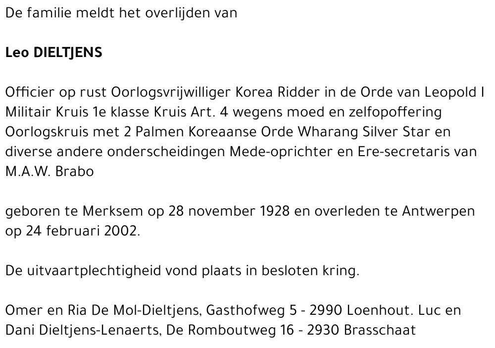 LEO DIELTJENS