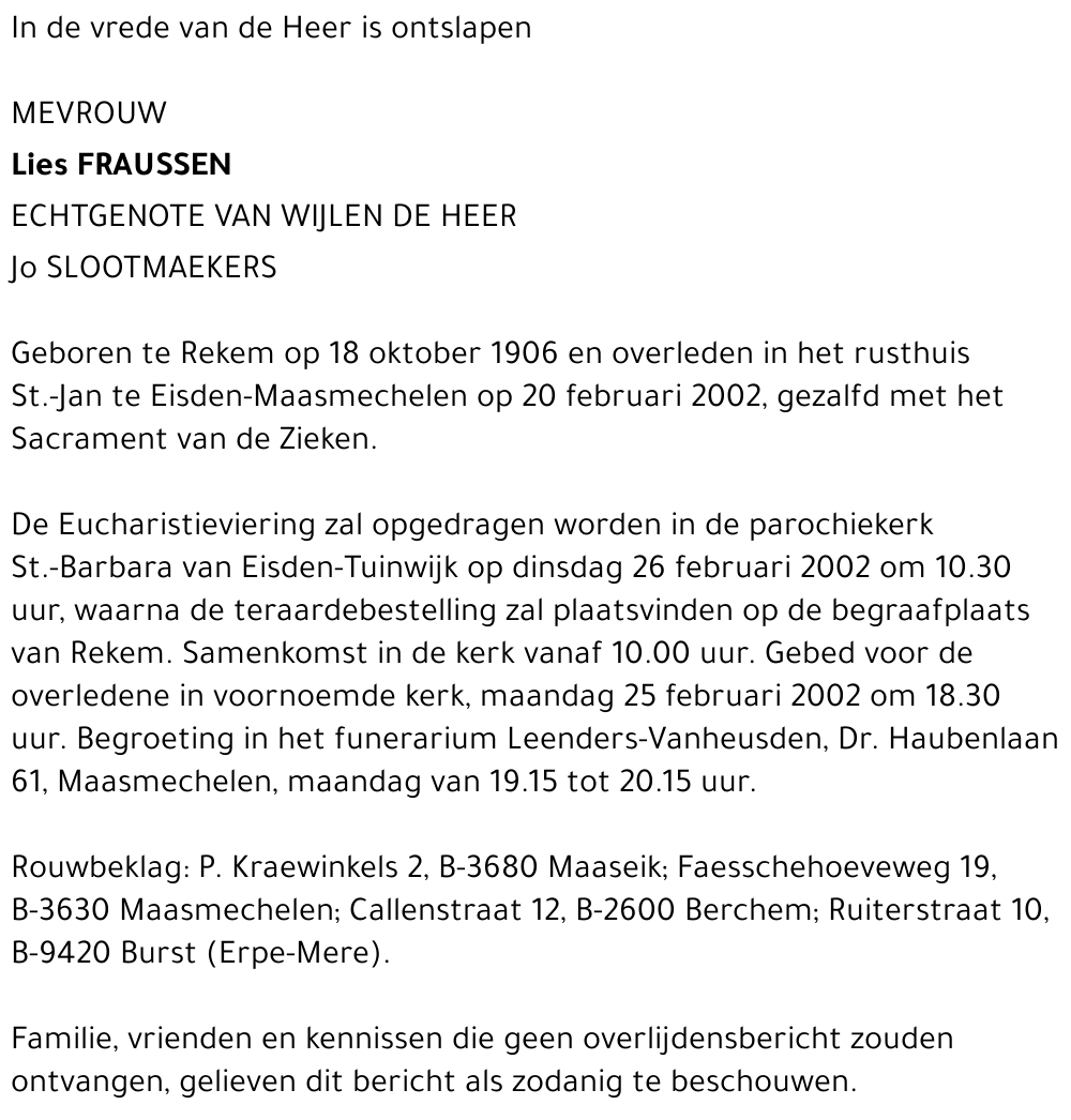 Lies Fraussen