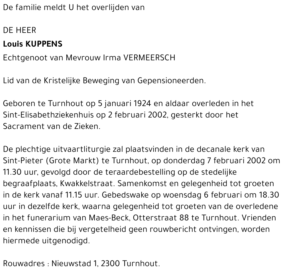 Louis Kuppens