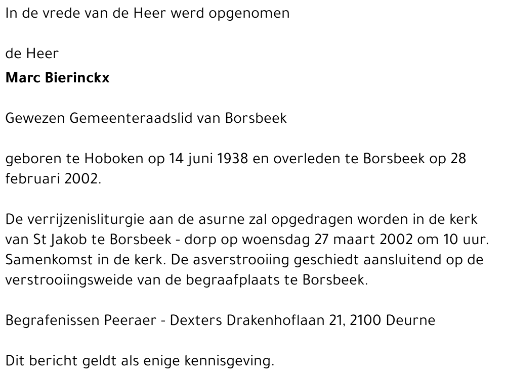 Marc Bierinckx