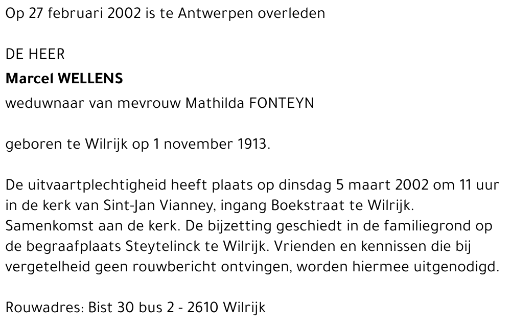 Marcel WELLENS