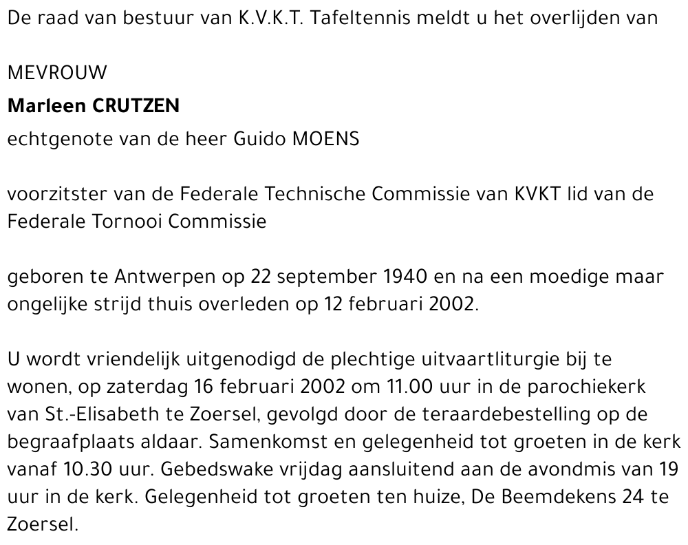 Marleen CRUTZEN