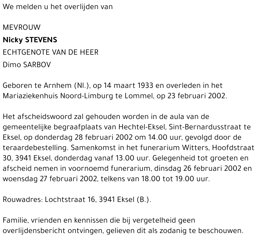 Nicky Stevens