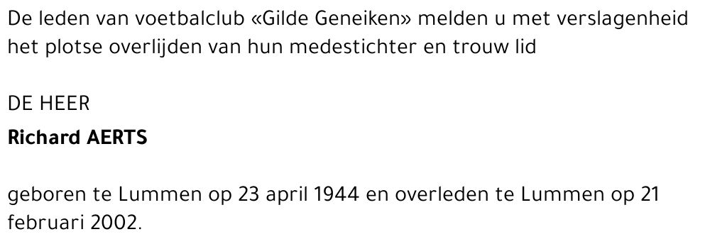Richard Aerts