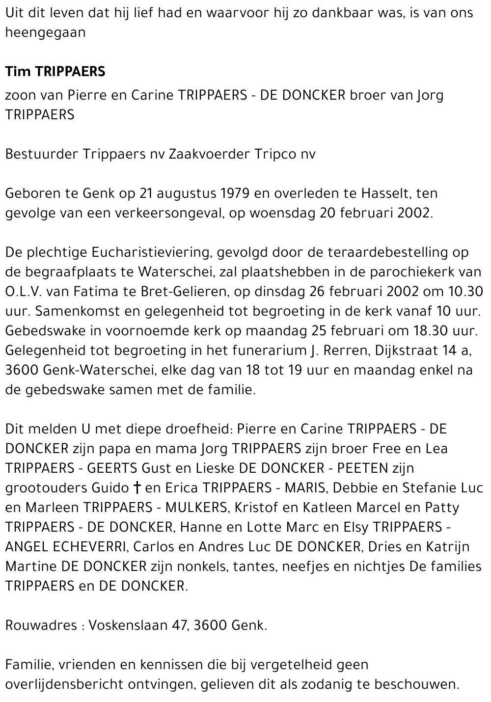 Tim TRIPPAERS