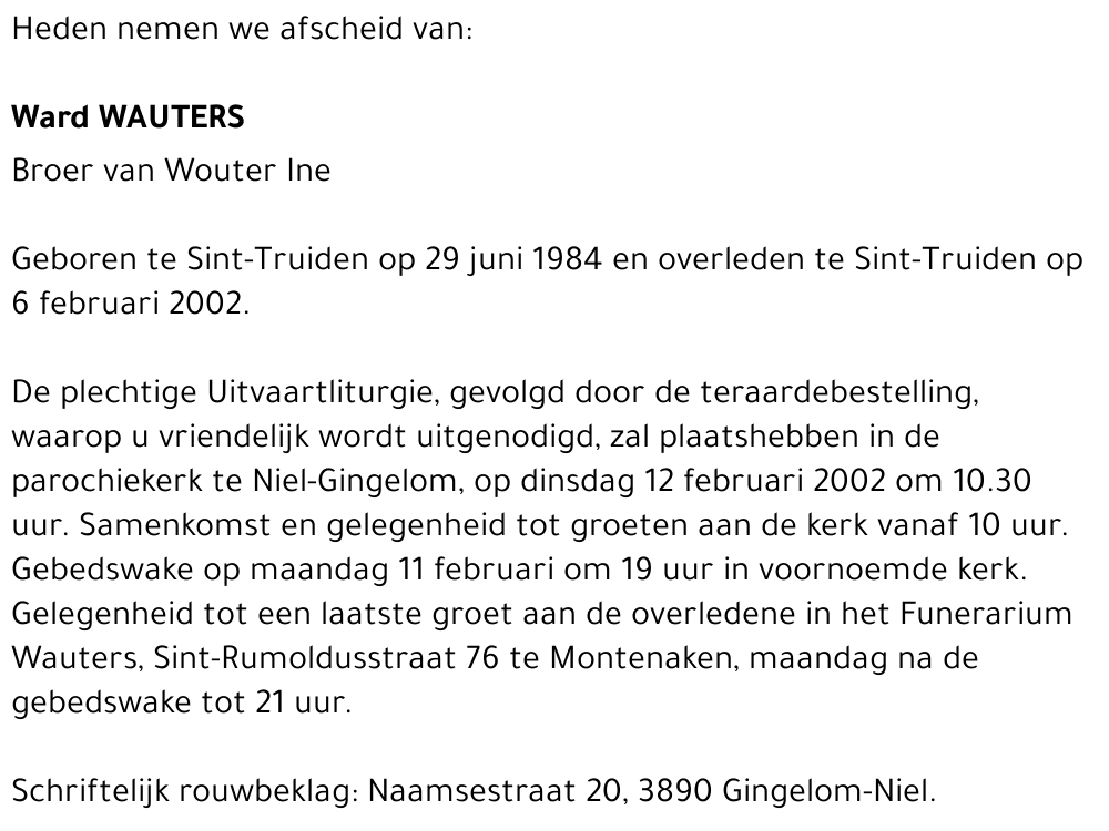 Ward Wauters