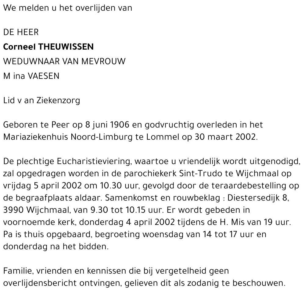 Corneel Theuwissen
