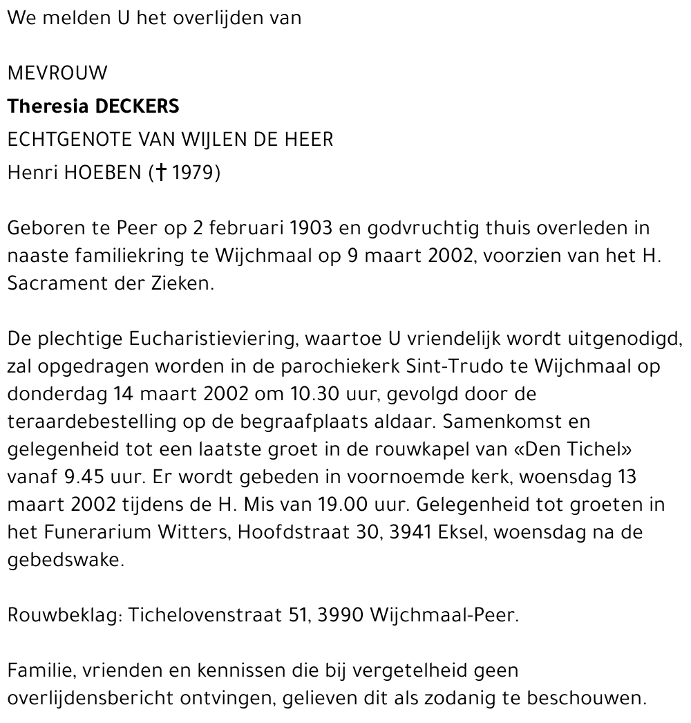 Deckers Theresia
