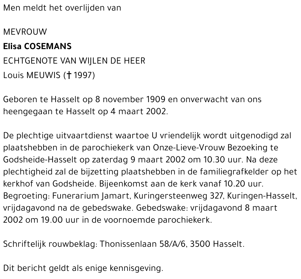Elisa Cosemans