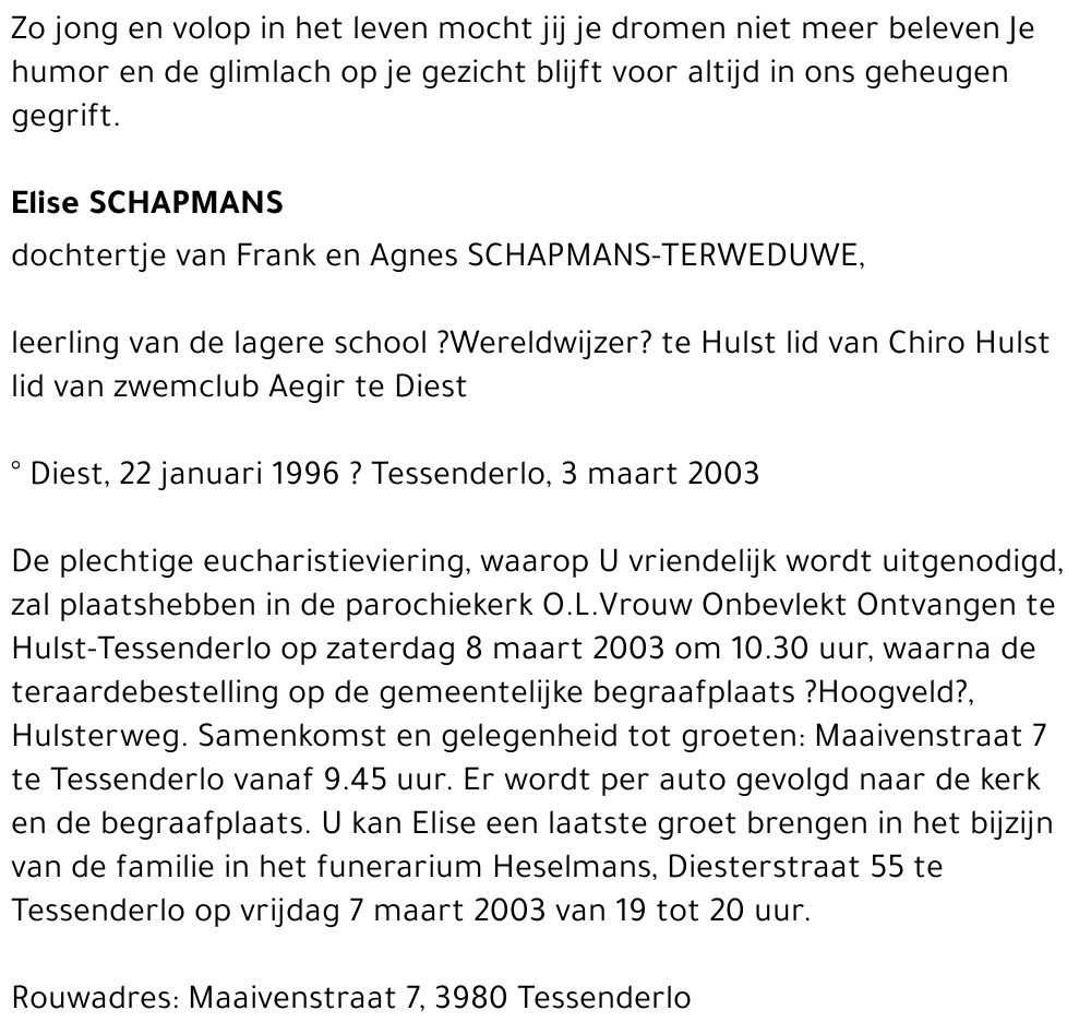 Elise Schapmans