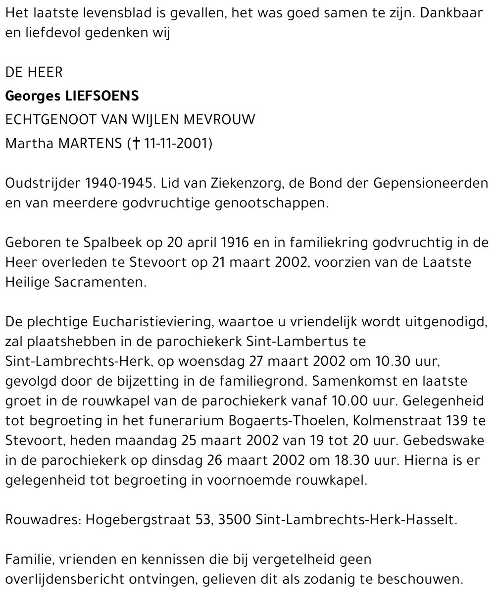 Georges Liefsoens