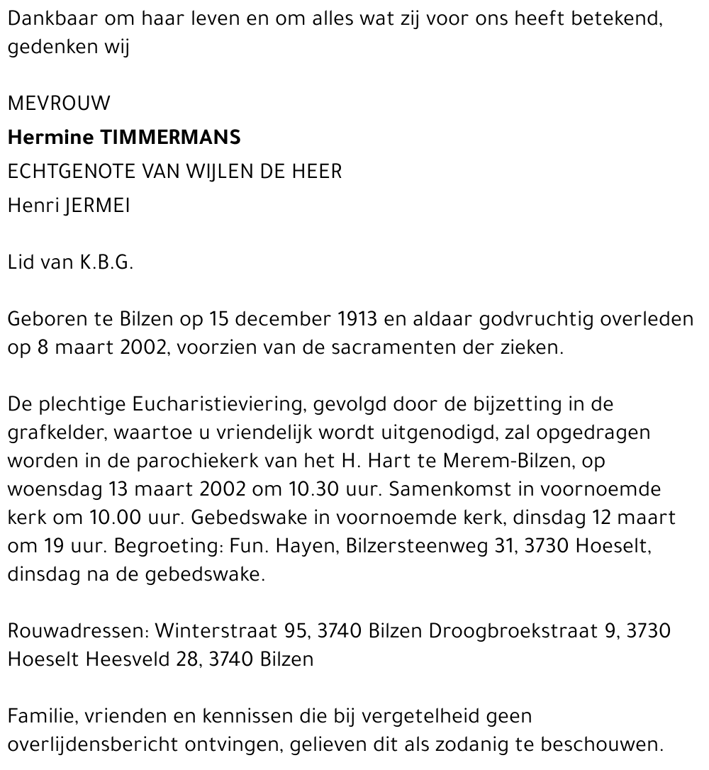 HerminE TIMMERMANS