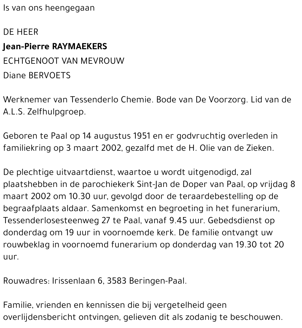 Jean-Pierre Raymaekers